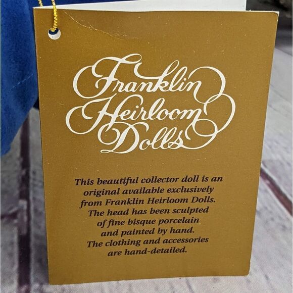 NWT Franklin Mint Heirloom Bonnie Blue Butler Gone With The Wind Porcela… - Picture 9 of 14